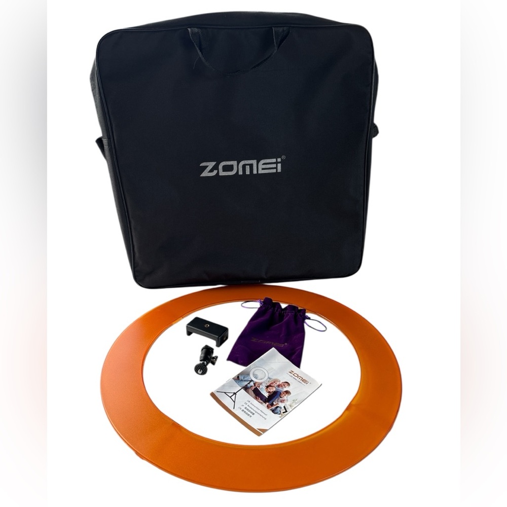 Zomei 14 inch Orange Plastic Ring Light Filters /Carrying Bag /Cellphone Holder